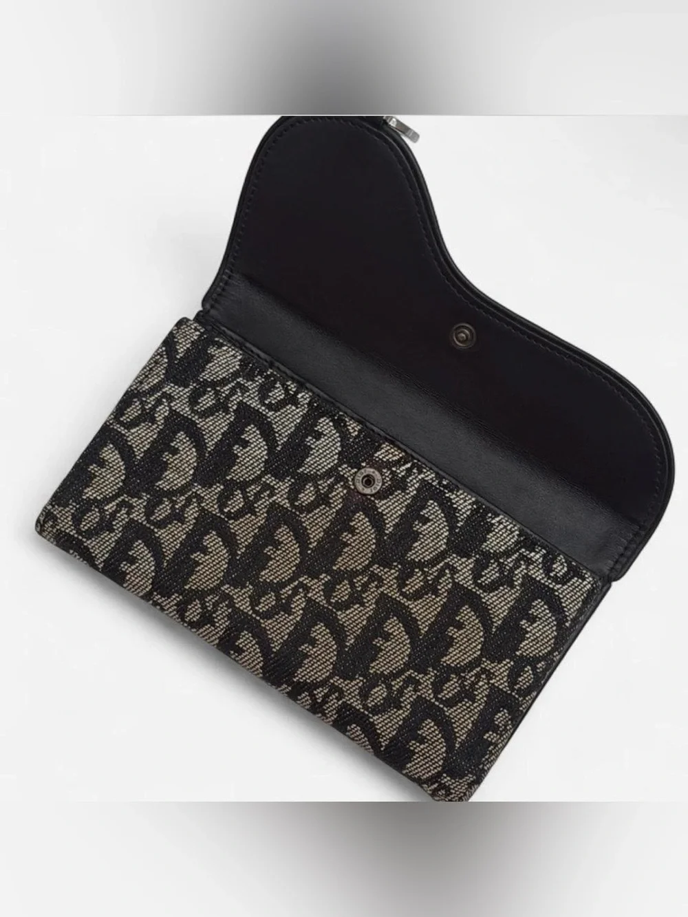 Christian Dior Vintage Trotter Saddle Wallet